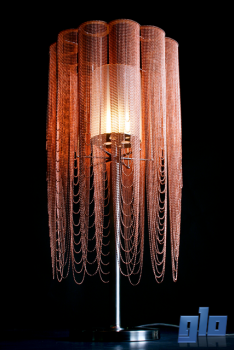 Willowlamp SCA-LOOP-400(LRG)-TBL-M Scalloped Looped 400 Table Lamp (Multiple Colours/Finishes)