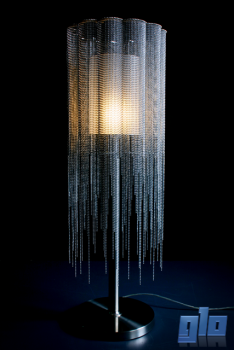 Willowlamp SCA-WIL-280(MED)-TBL-M Scalloped Willow 280 Table Lamp (Multiple Colours/Finishes)
