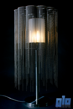 Willowlamp SCA-WIL-400(LRG)-TBL-M Scalloped Willow 400 Table Lamp (Multiple Colours/Finishes)