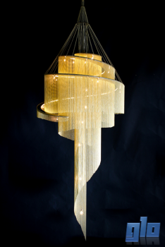 Willowlamp SPI-NEB-1000-S-M Spiral Nebula - 1000 Chandelier (Multiple Colours/Finishes)