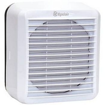 Xpelair GX6EC Window/Surface Wall Fan 120 -230V, 50 - 60Hz White