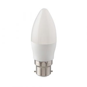 Eurolux G931 Warm White B22 7W Opal Candle Plastic LED