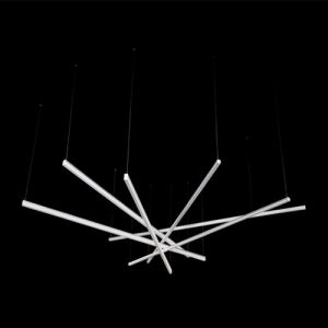 K Light AP-2119-6/ALUMI, AP-2119-6/BLACK 6 x 1.5m Profile Cluster (Multiple Colours/Finishes)