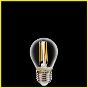 K Light HX-GB45-4W/WW 4W LED Filament GolfBall E27 Dimmable Warm White