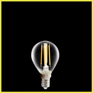 K Light HX-GL45-4W/WW 4W LED Filament GolfBall E14 Dimmable Warm White