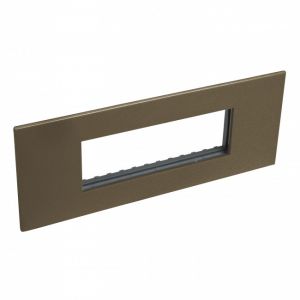 Legrand Arteor 571336 Cover Plate 6Modules Dark Bronze