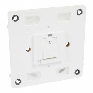 Legrand Arteor 572081 Double Pole Switch 40A 250V 4X4 White