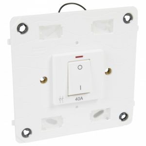 Legrand Arteor 572082 Double Pole Switch With Neon 40A 250V 4X4 White
