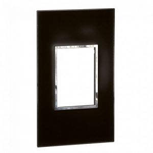 Legrand Arteor 575073 Cover Plate 3Modules 3X6 Mirror Black