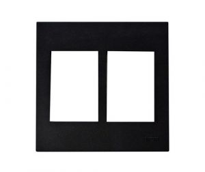 Onesto Matrix BK-MXG-4002W 4 x 4 1 + 1 Lever Yoke Only Vertical Black