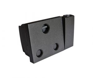 Onesto Matrix BK-MXM-P001H 16A Single Switched Socket Large Module Outlet Horizontal Black
