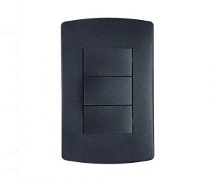 Glo Lighting | Onesto Trinity BK-TS2031 4X2 16A 3 Lever 1 Way Switch ...