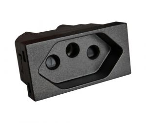 Onesto Trinity BK-TSM001EU 16A 1 Module New Za Slimline Socket Black