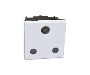 Onesto Matrix MXM-P001U 16A Single Unswitched Socket Module 2 x Small White