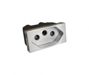 Onesto Matrix T-MXM-P001EU 16A Slimline Socket Small Module (New Za Plug Socket) Titanium