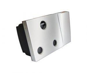 Onesto Matrix T-MXM-P001H 16A Single Switched Socket Large Module Outlet Horizontal Titanium