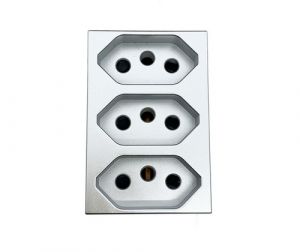 Onesto T-MXM-P003EU 3 x 16A New Za Plug Socket Large Module - Monoblock
