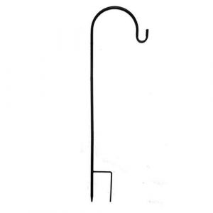 Meteor MBSSSH-0.8M Meteor Steel Shepherd Hook Black Single Steel Shepherd Hook