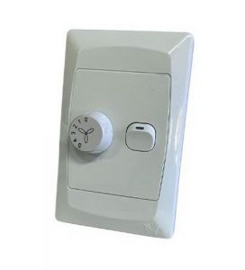 Solent Fans 5 Speed Wall Control With 1 Light Switch