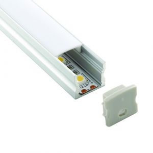 Spazio LED Channel 1051.05 Deep 2m Profile Anodised aluminium surface profile