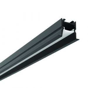 Spazio LED Channel 1052.2.30 Shadow 2m Profile Recessed mounted anti-glare profile Black