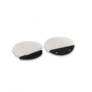 Spazio 1053.EC.30 Set of Ulisse Mini End Caps for use with Ulisse Mini Profile Black