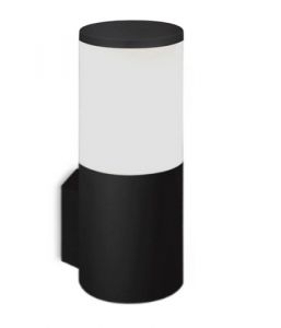 Spazio Outdoor Wall Light DR2.570.000.AYV1K Amelia Colour Temperature changing wall fitting 8W Black
