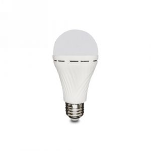 Spazio LA5.060730 LED Emergency, Rechargable A60 E27 lamp with plastic body and diffuser 3000K IP20 White