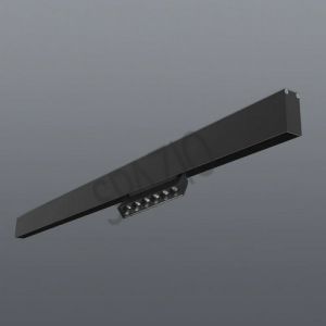 Spazio MT2755.0061.30 Magtrack 48V - Linear Spot 1 LED, linear tilt spot with aluminium body and plastic lens diffuser Black